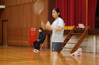 H27年度　バドミントン冬季大会（倉敷翔南高等学校　体育館）