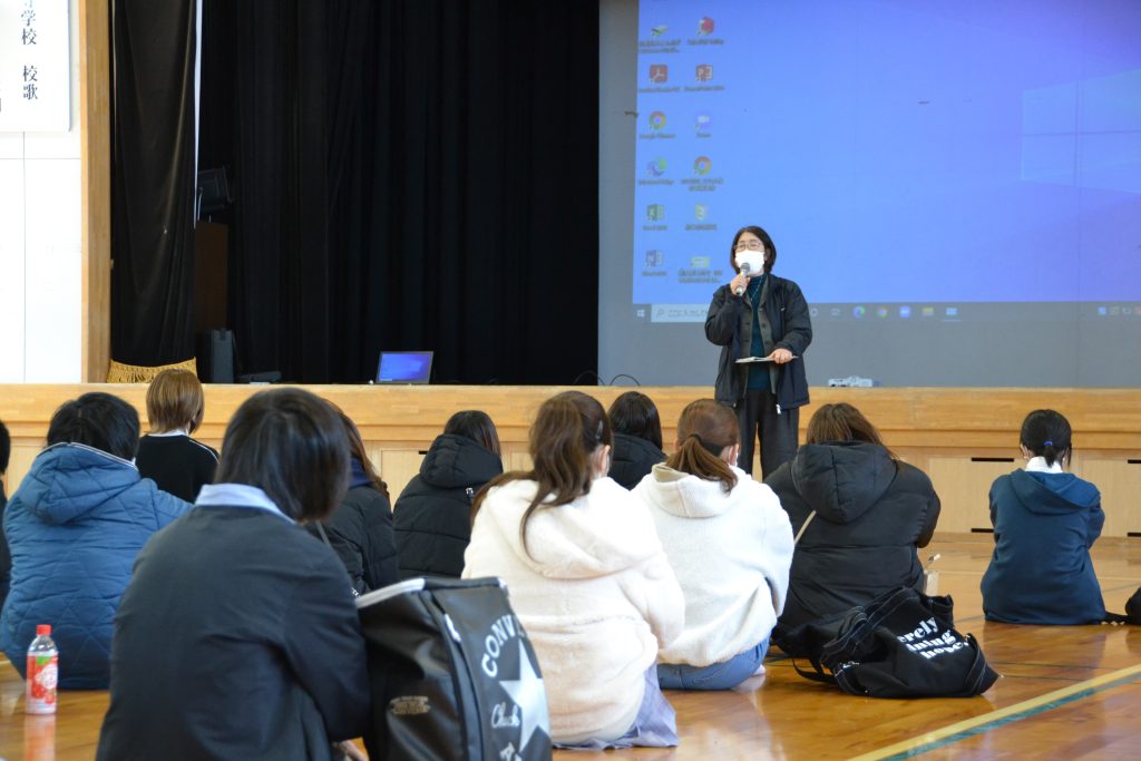 １年生学年集会